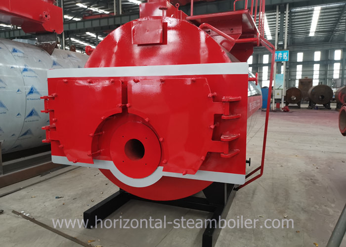 Horizontal 1 Ton Industrial Steam Boilers Oil Fired Hot Water Furnace Environmental Friendly