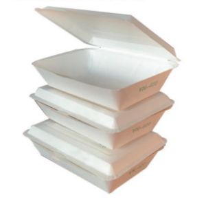 600ml Packaging Paper Lunch Box Clamshell Take Out Containers Stackable