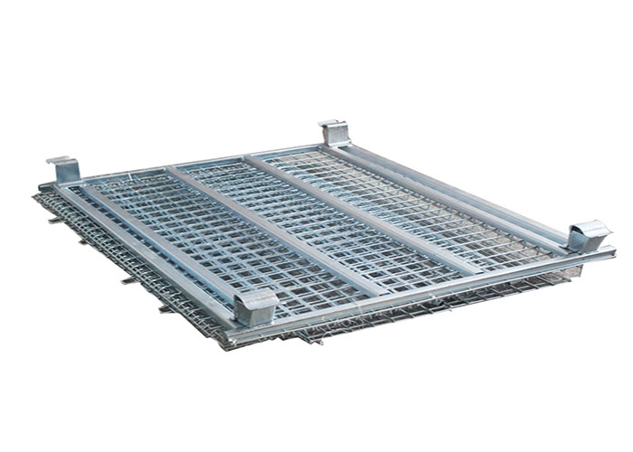 500kg Pallet Stacking SGS Collapsible Wire Mesh Container Customize Warehouse Equipment