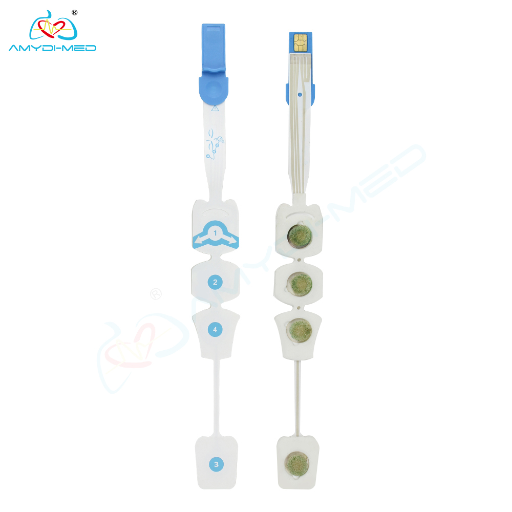 Disposable Eeg Brain Wave Sensor Non Invasive Forehead Adhesive 4 Electrodes With BIS Monitoring