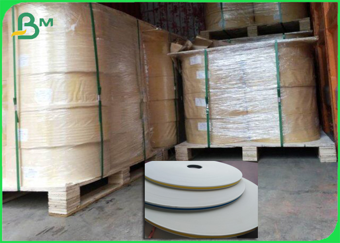 FDA & FSC 60gsm Unbleached Kraft Paper 15mm roll for Paper Straws Making