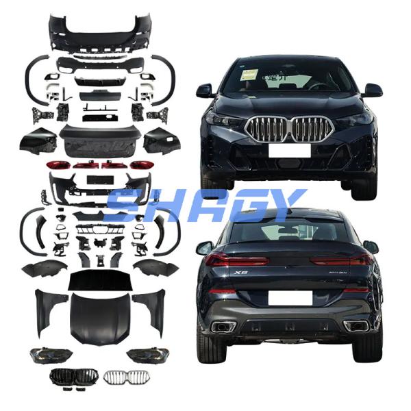 Body Kit Light For BMW X6 E71 08-14 To G06 LCI 24-IN M-TECH Genuine Car Body