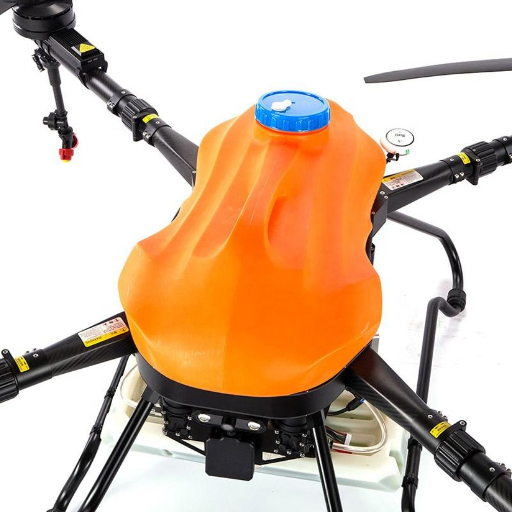 5KM 45min Multi Rotary Hybrid Drone Image Transmission 16L Pesticide Box 80hectare/H Agri Drones HXF16
