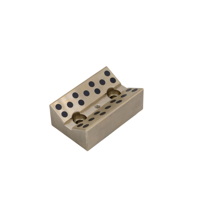 Mould & Injection Copper Self Lube Wear Plates With Graphite Inlaid Bronze Bushings Retainers