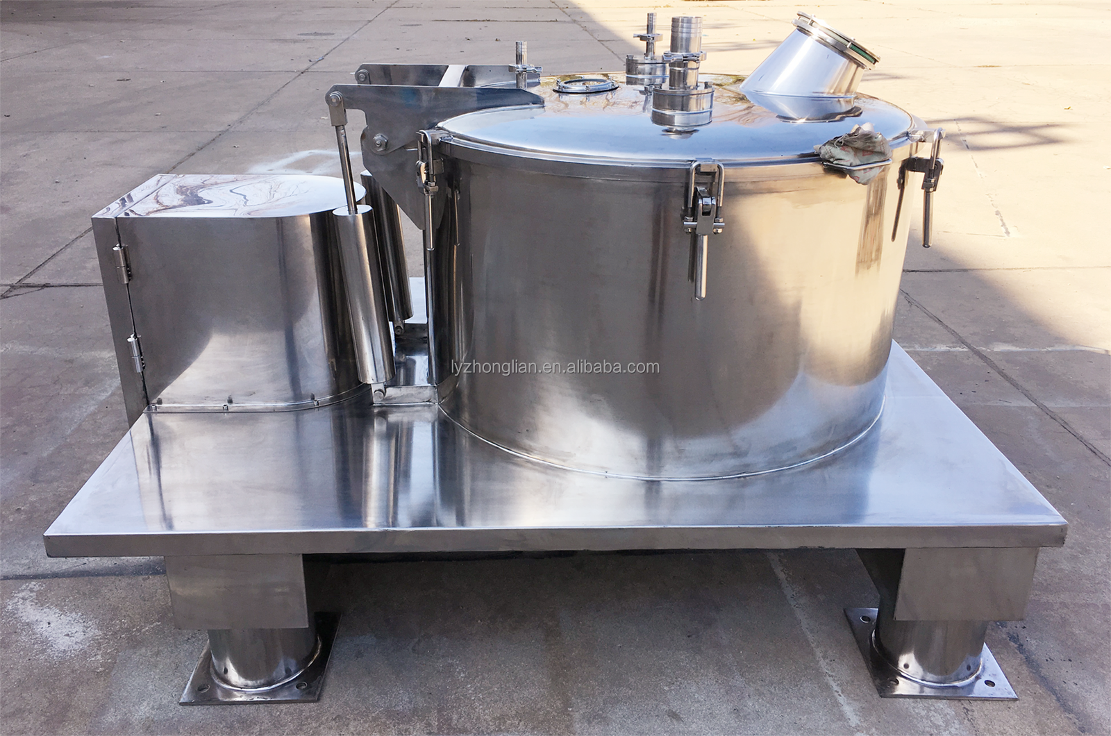 PS1000 Industrial vertical solid liquid separation solid bowl basket centrifuge