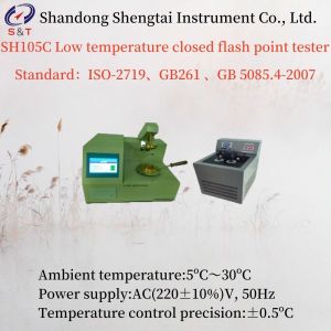 Temp Control Precision ±0.5ºC Low Temperature Closed Flash Point Tester Powe
