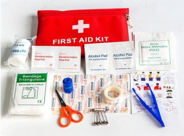 Yellow EVA Hard shell portable Family travel First Aid Bag/ Medical carrying
