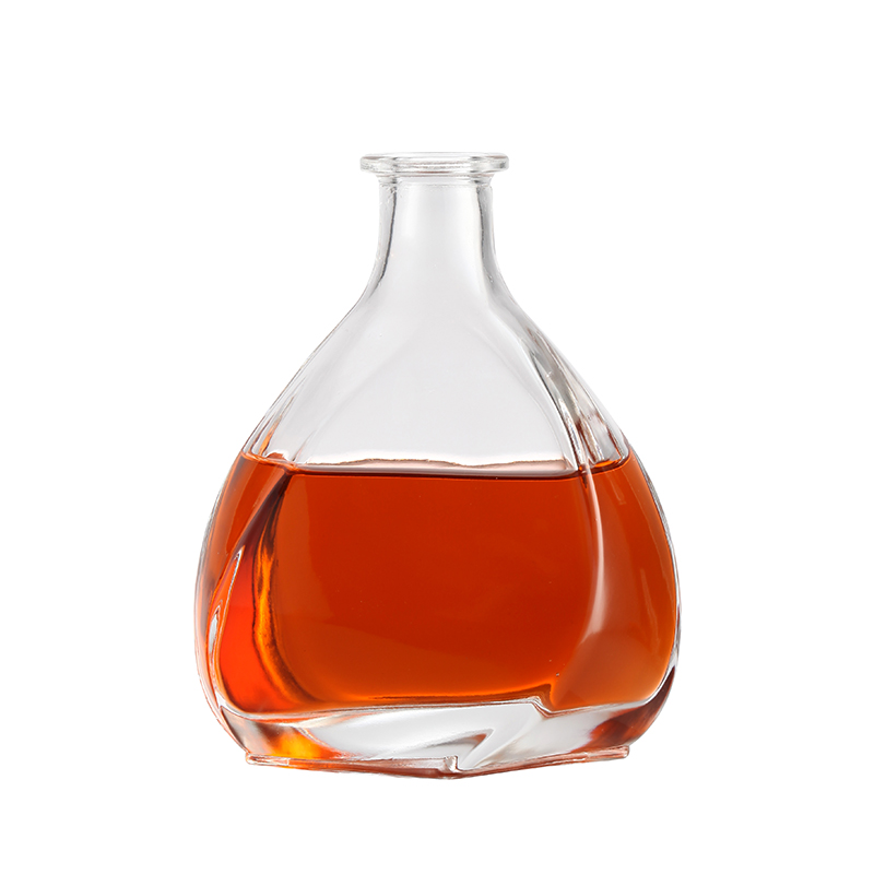 OEM/ODM Accepted Clear Glass Bottle 500ml 750ml Custom Size for Gin Whisky