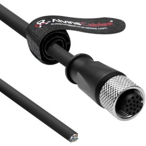 China Alvin's M12 A Code 17 Pin to Open End Cable 3.3ft HikRobot Cognex on sale
