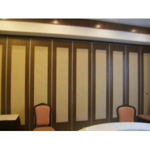 Custom Movable Partition Walls System With Aluminium Frame Sliding Track Roller