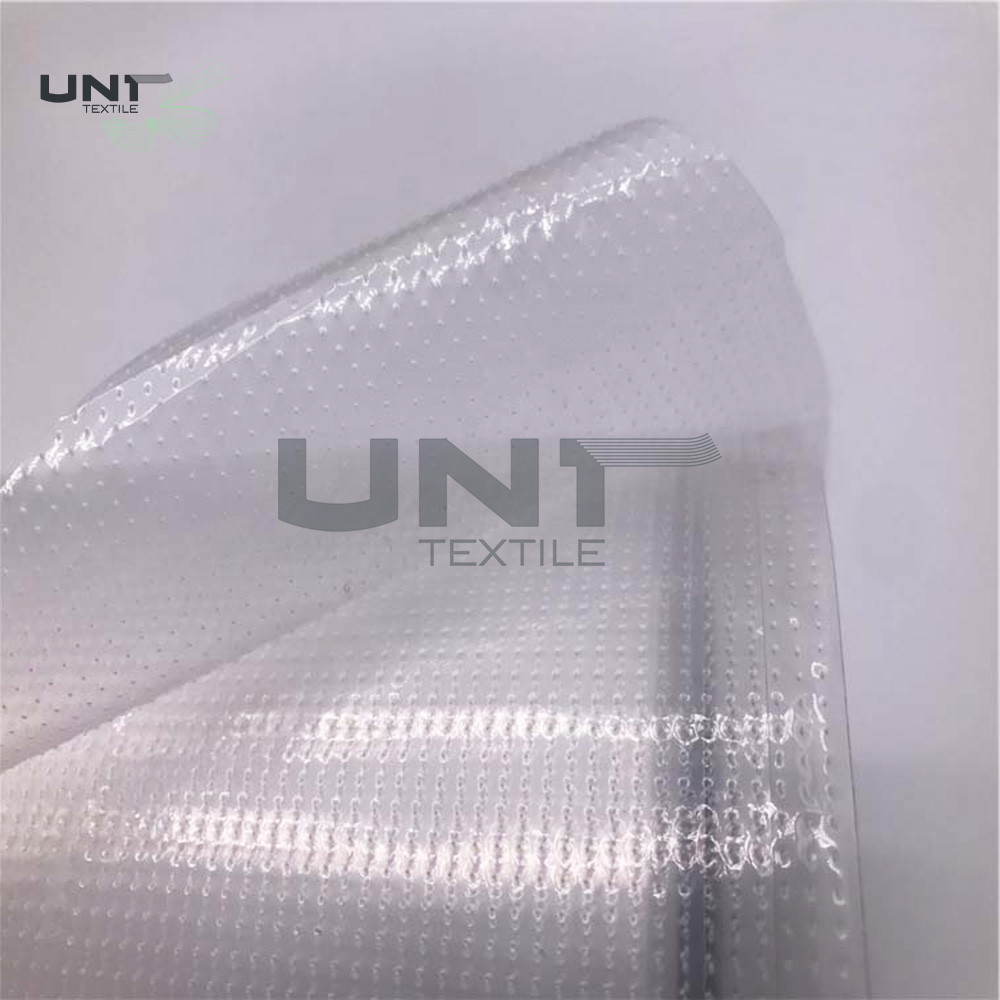 Hot Melt LDPE Film Embroidery Backing Fabric 0.07MM For Backing Fusible Interlining