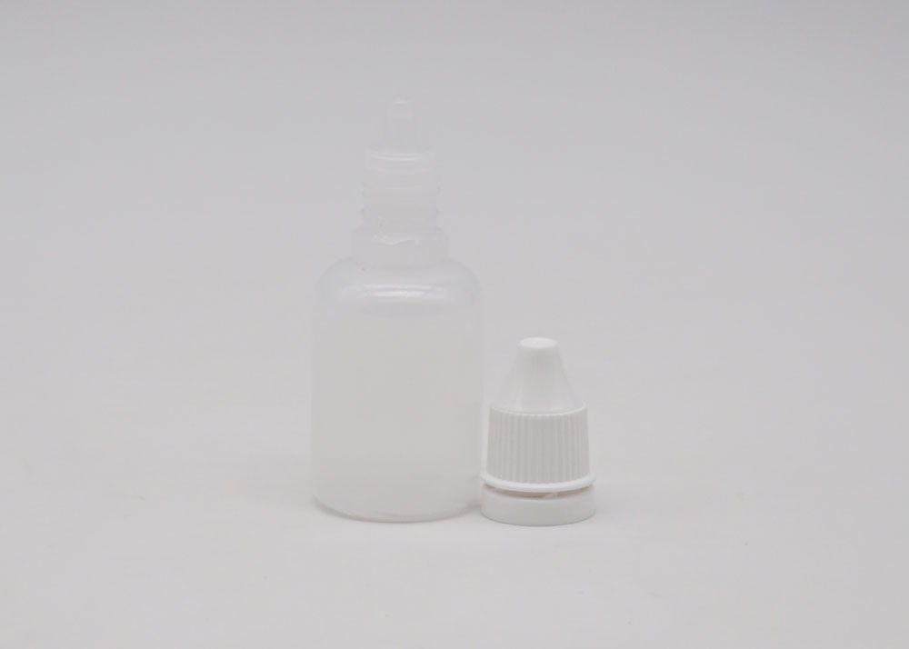 Transparent PE 15ml Plastic Refillable Eye Drop Empty Bottle