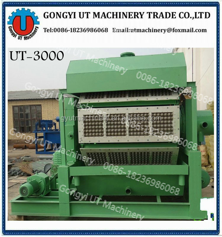 2.8m*1.7m*1.8m Waste Carton Wine Glass Holder Tray Machine for Durable Paper Products