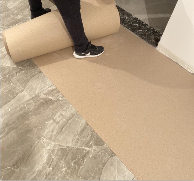 Flexible Temporary Floor Protection Paper for Heavy Construction Decoration Project