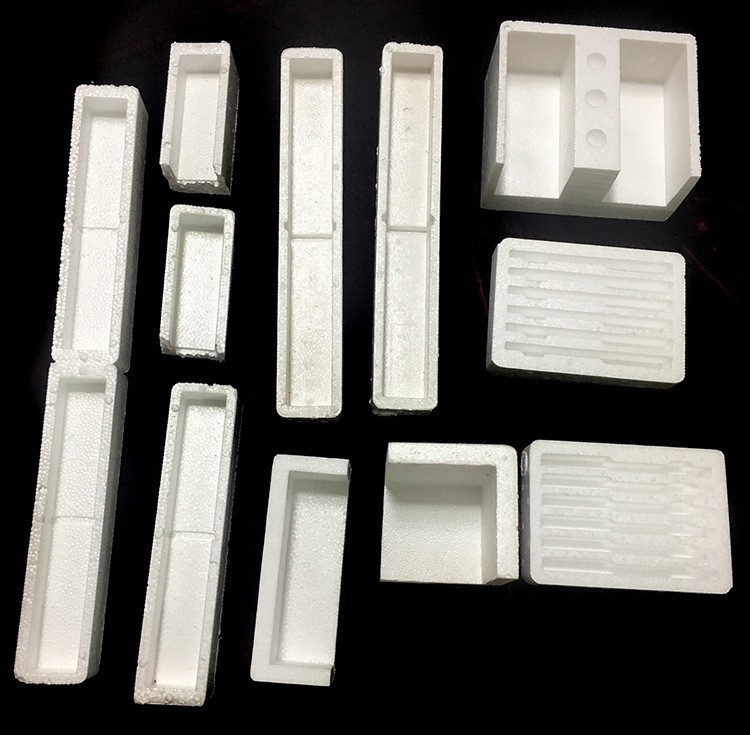 High Density Liquor Express Packaging Foam Box Shockproof Bottle Foam Box EPS Shaped Red Wine Foam Products