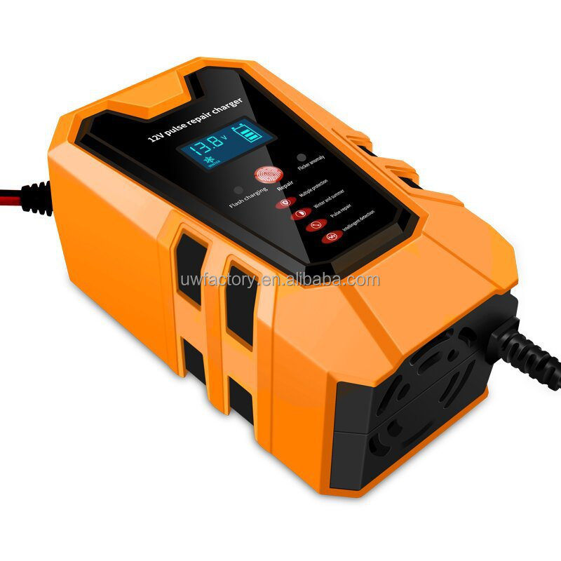 Prevalent Battery Intelligent Automatic Lead-Acid Repair Battery Charger with 90% Charging Efficiency and 12V/24V Output