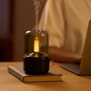 USB Creative Candlelight Aromatic Diffuser And Humidifier Power Failure