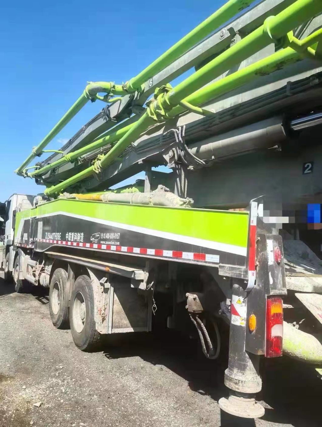 Used Heavy Equipment Good Price Zoomlion 56meter Used Mobile Pump Truck