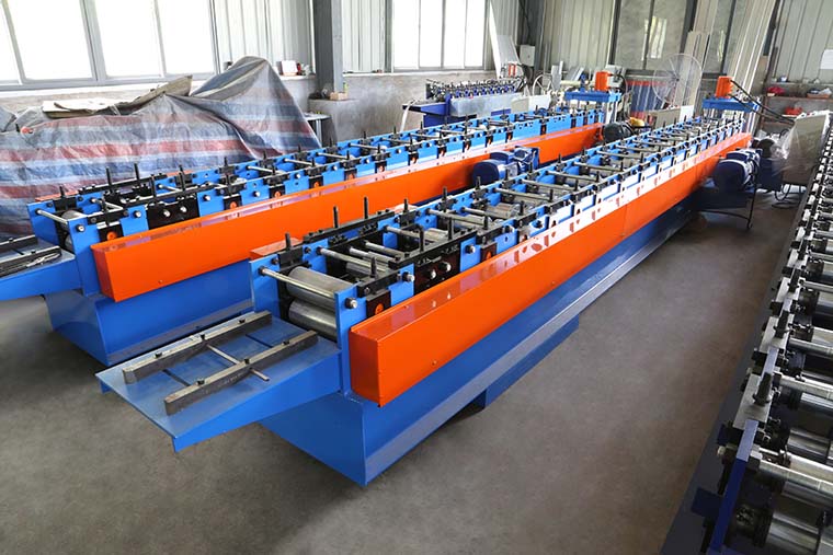 Colored Steel Door Frame Roll Forming Machine 15-20m/min 18 Months Warranty