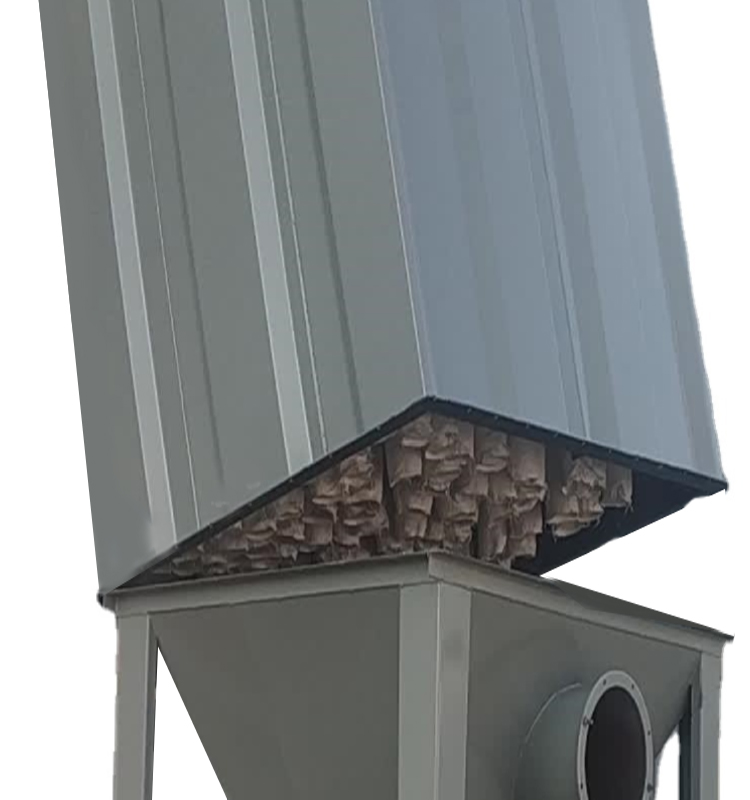 Portable Stainless Steel Pulse Jet Wood Dust Collector with 132*2000mm Filter Bag Size