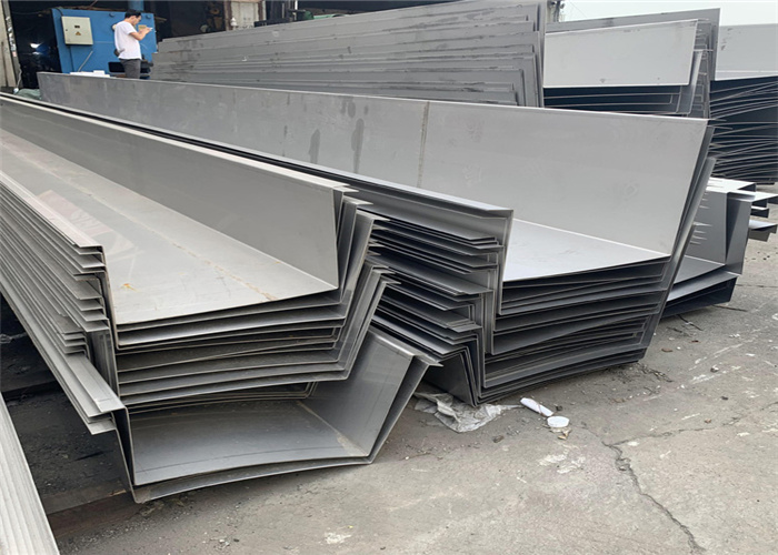 6m 202 2B Finish Stainless Steel Rain Gutters Guards For Decoration