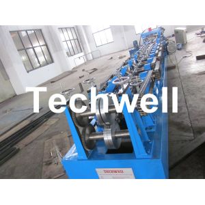 Automatic Control C / Z Purlin Roll Forming Machine With Auto Punching and Cutting Manufactures
