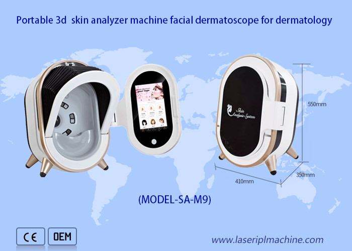 3d Skin Analyzer Device / Skin Tester Artificial Intelligence 8 In 1