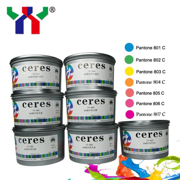 Eco Solvent Offset Printing Ink Nature UV Dry Paper Fluorescent Printer Ink