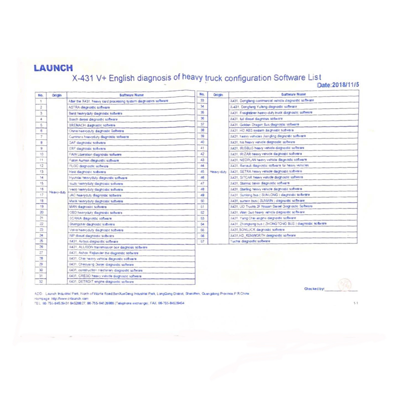 Original LAUNCH X431 V+ Diagnosis Of Heavy Duty Truck HD 10.1" Tablet Diagnostic Scanner Test For 24V Truck Tool