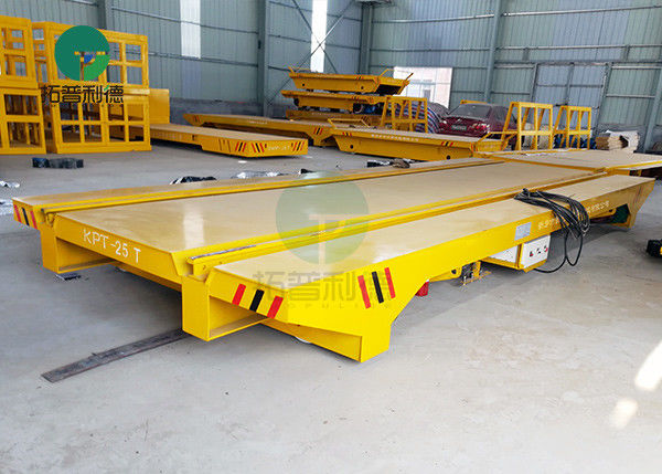 Steel Plant Bay To Bay Material Die Transfer Cart Electric Ferry Traverse Travelling Rail Flat Vehicle