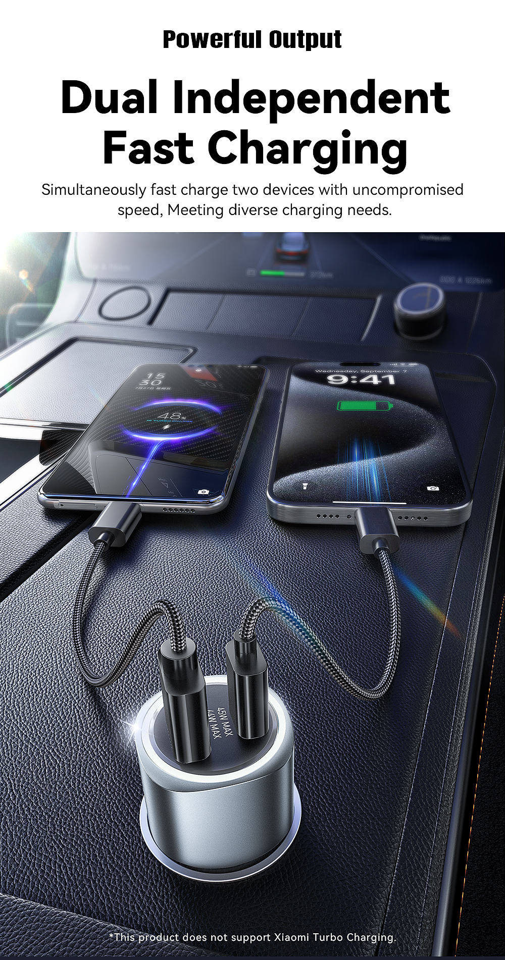 ESSAGER ES-CC16 Series USB A+USB C Cell Phone Quick Charge Car Charger Outlet
