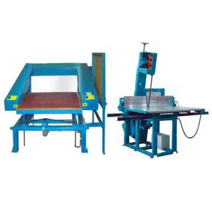 High Accuracy Vertical Sponge Foam Cutting CNC Machine For Special Shape Slicing