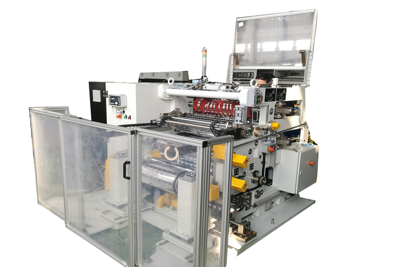 3 Phase 15 Mic Automatic Winding Rewinding Foil Slitting Machine