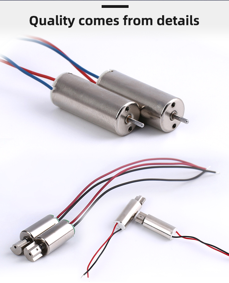 Faradyi 0408 Coreless Permanent Magnet Dc Speed Controller Vibration Motor For drones and RC Devices