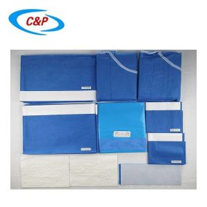 China Procedure Efficiency Disposable General Surgery Drape Pack with SMS Nonwoven on sale
