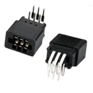 PBT GF30 Right Angle Card Edge Slot PCB Header Connectors 2.54mm