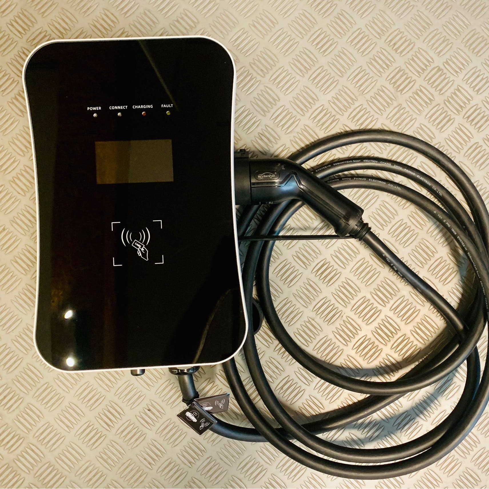 3 Phase 32Amp 22KW EV Car Charger Station Type 2 Fast Charger Plug Wallbox