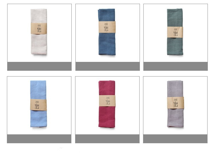 Reusable 100% Cotton Tea Towel Linen Table Placemats 200-600GSM