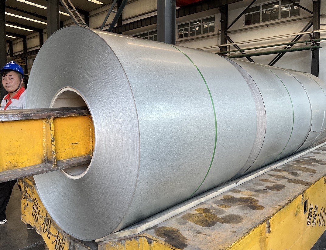 0.42BMT G550 AFP Aluzinc Steel Coil AZ150 Corrugated Sheet Structural Steel ASTM A792M Galvalume Steel Anti-Finger Print