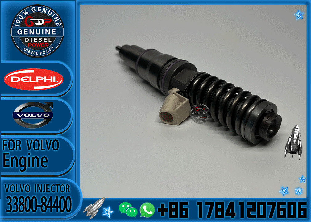 Diesel Engine Parts 3380084400 3380084410 Common Rail Injector 33800-84400 33800-84410 for Hyundai Engines