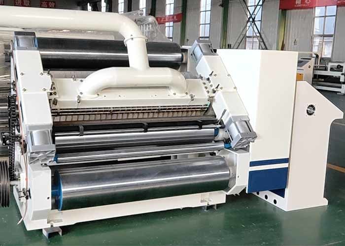 440V 50Hz 7 ply Corrugated Board Production Line , High Speed Fingerless Type Single Facer