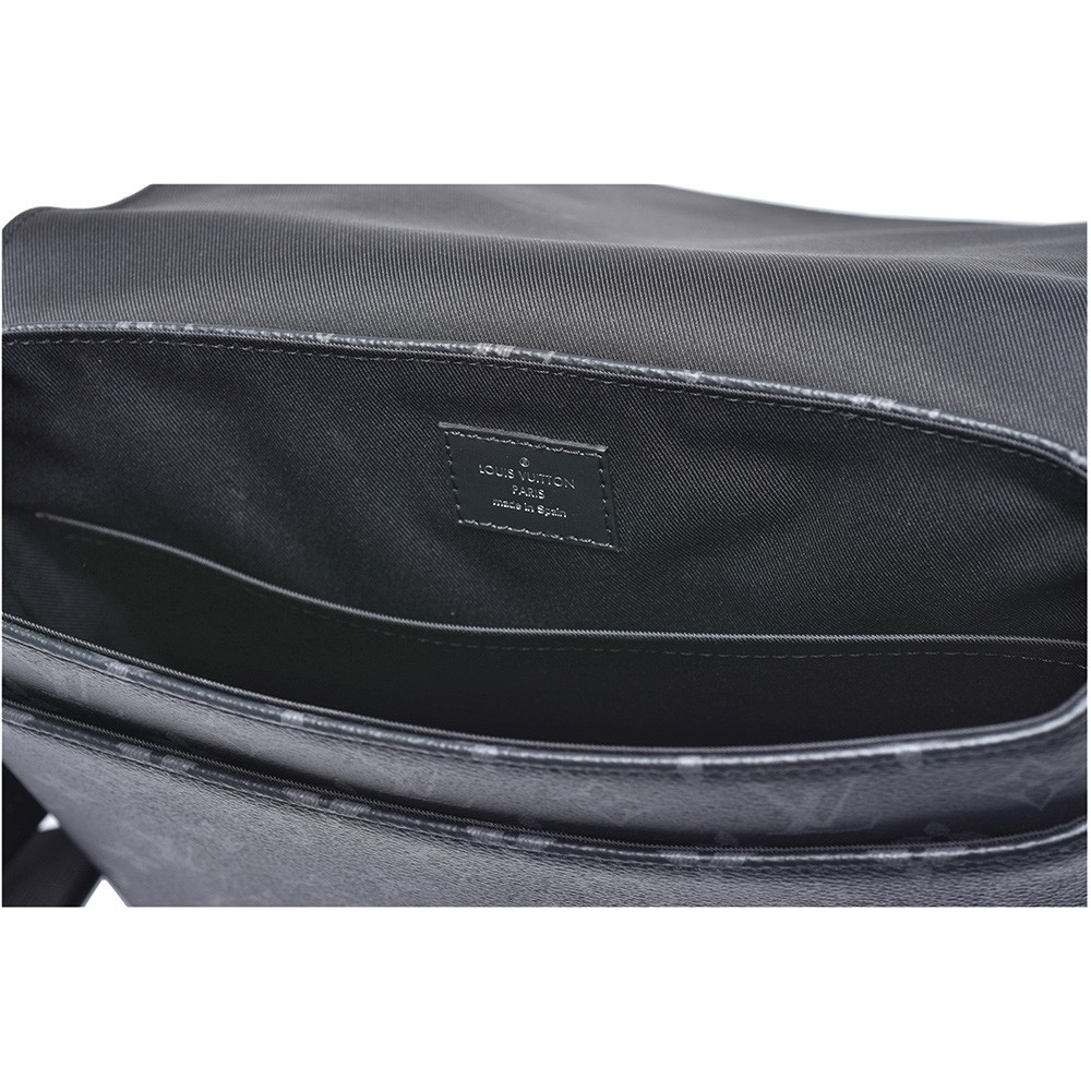 OEM Cowhide Branded Shoulder Bag Mens Louis Vuitton District PM Messenger Style
