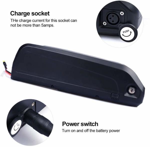 USB Ebike Battery 36V 17ah 10s5p Lithium Ion Battery For Electric Bicycle E Bike