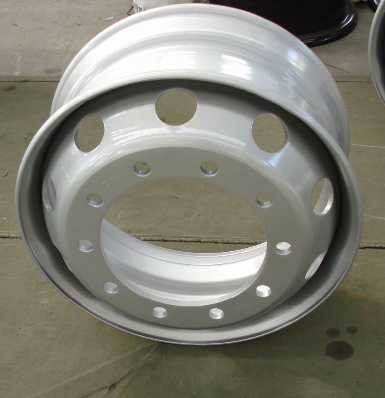 Customizable China Steel Wheel : 22.5*9.00 Steel Rim Wheel and Tubeless Wheel Lightweight Wheel