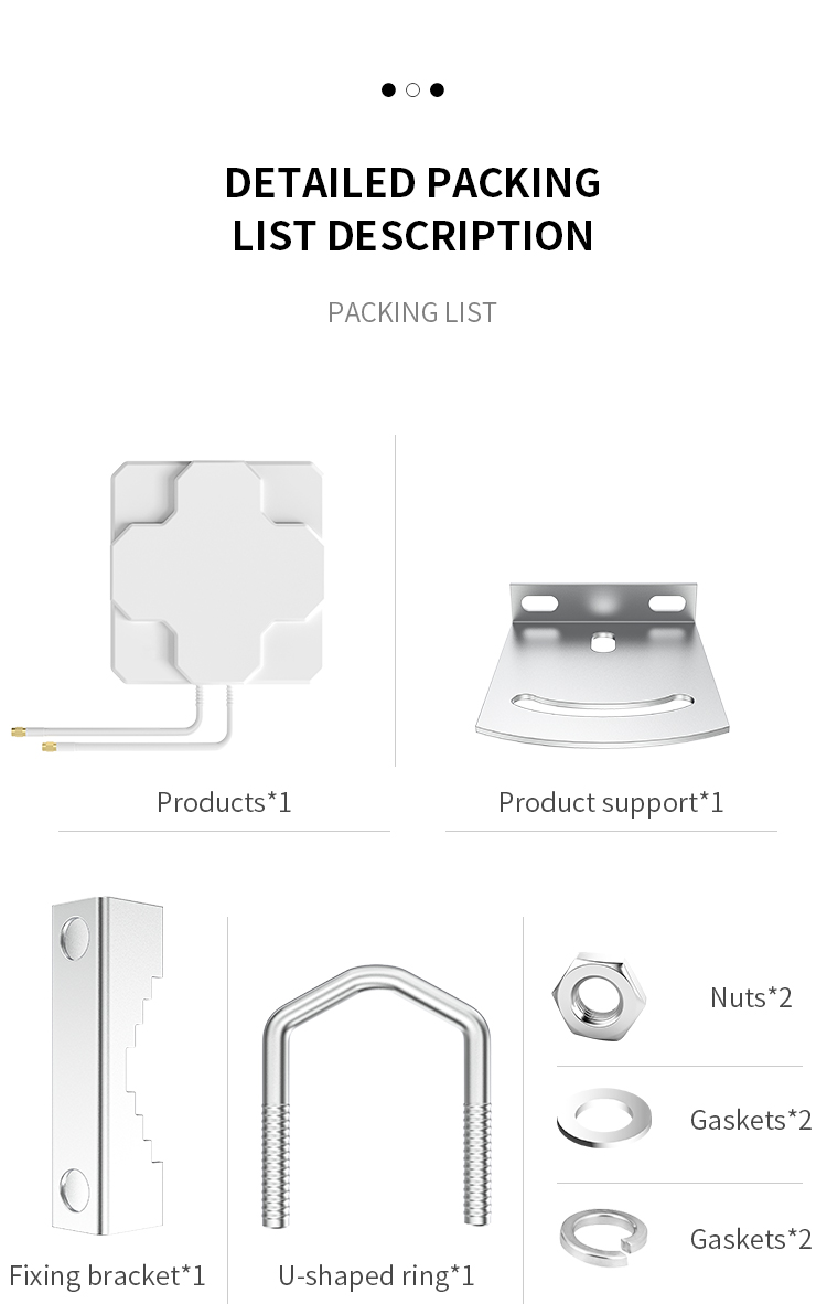 High Gain 18dbi Outdoor Waterproof 4G LTE GSM WiFi MIMO Panel Antenna