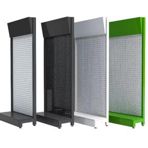  Pegboard Hardware Display Shelf 60kg Load Customized Manufactures