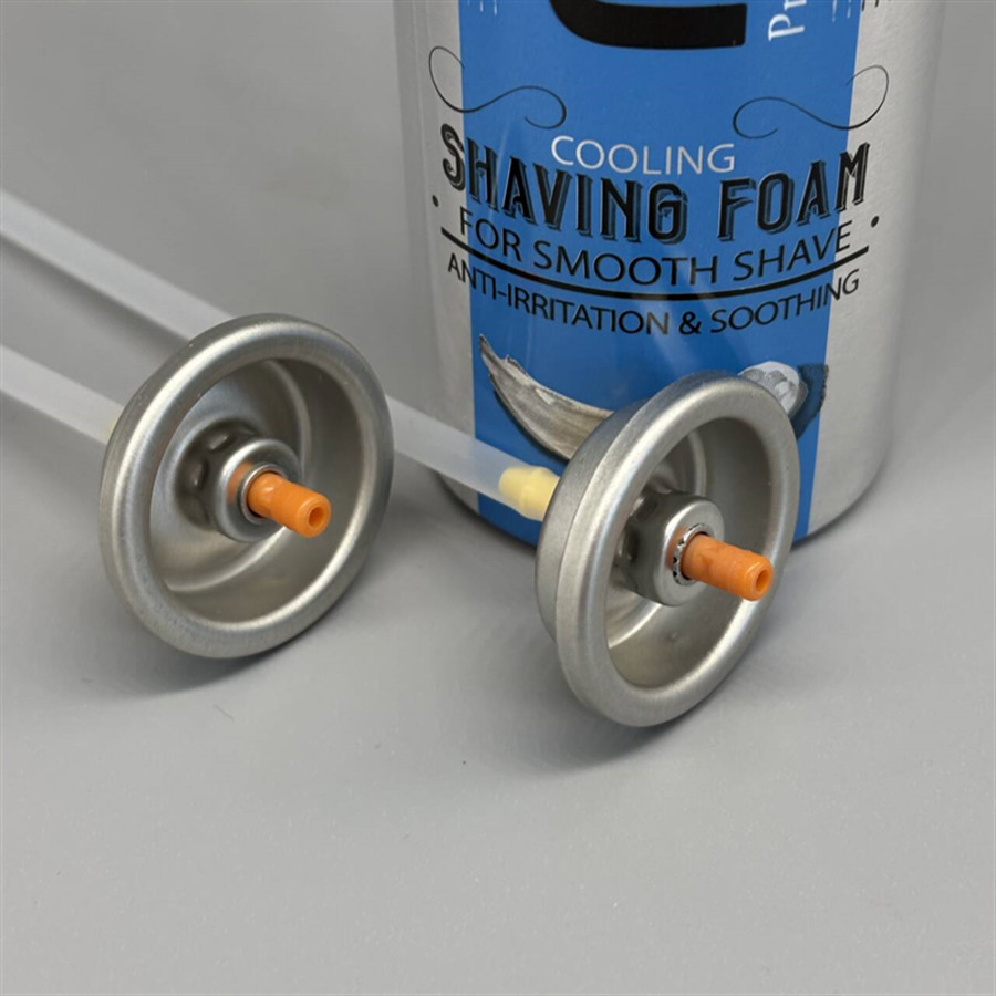 Precision Shaving Foam Valve for Men's Grooming with Ergonomic Design