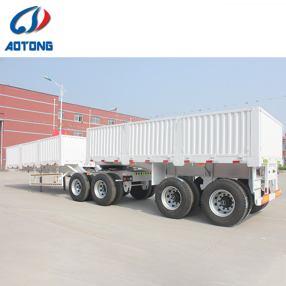 Double Deck 3-axle Steel Animal Transport Storehouse Bars Semi Trailer Superior Design