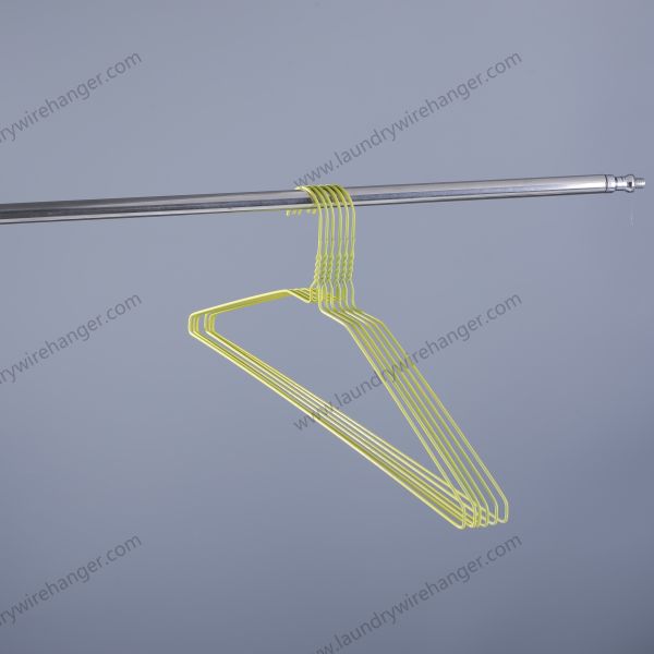 Quality 14.5 Gauge Galvanized Wire Hangers Proper Shape With A Rounded Hook End for sale