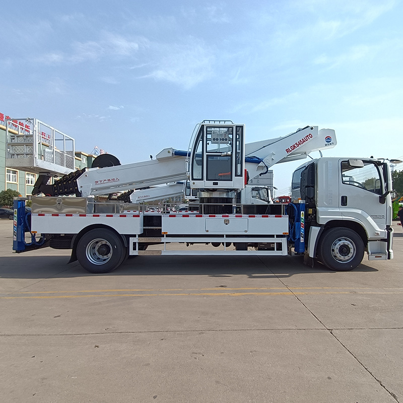 Factory Price Isuzu 45m Aerial Work Platform, Heavy-Duty Boom Lift for Wind Turbine & High-Rise Maintenance